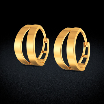 Circular Gold Earring