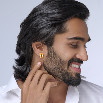 Circular Gold Earring