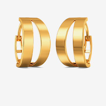 Circular Gold Earring