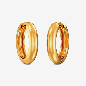 Cyclical Gold Earring