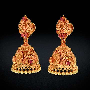 Classical Elegance Golden Jhumka