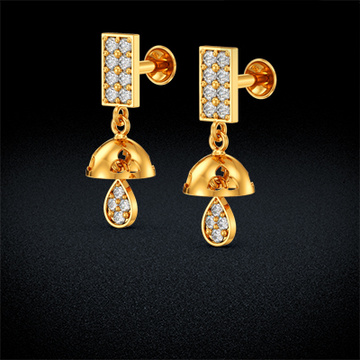 Drop Gold Women Earring