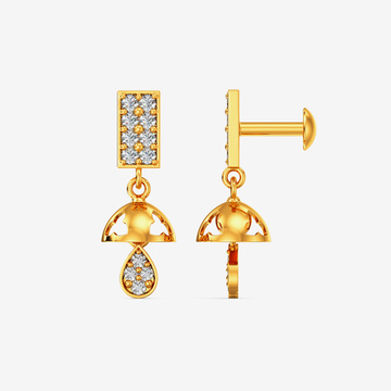 Drop Gold Women Earring