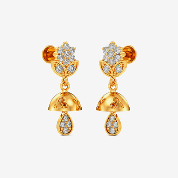 Petal Gold Women Earring