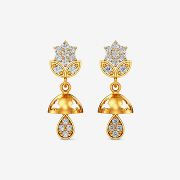 Petal Gold Women Earring