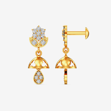 Petal Gold Women Earring