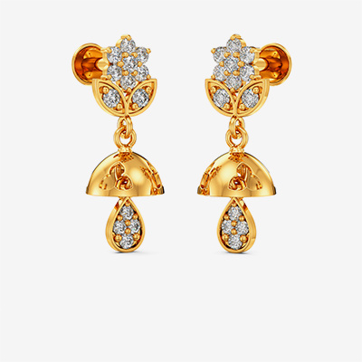 Petal Gold Women Earring