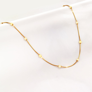 Beaded Whisper Gold Necklace