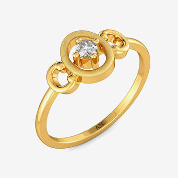 Delicate Stylish Round Kid’s Gold Ring