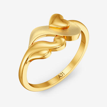 Heart Design Kid’s Gold Ring