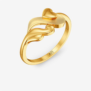 Heart Design Kid’s Gold Ring