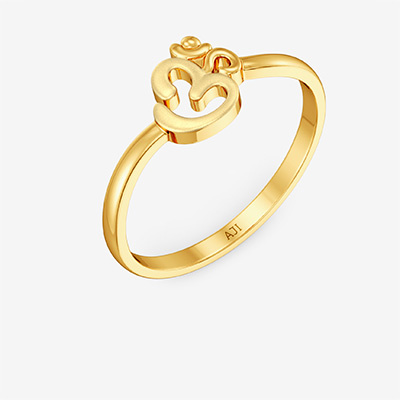 Ohm Design Kid’s Gold Ring