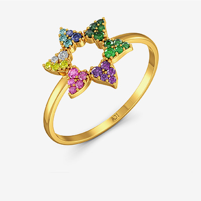 Color wheel Women Rings