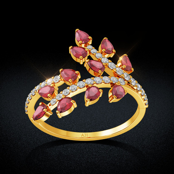 Wreath Gold Women Ring