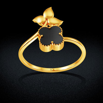 Rosette Gold Women Ring
