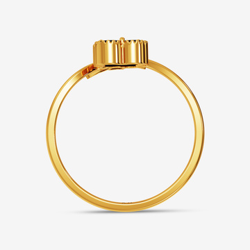 Rosette Gold Women Ring