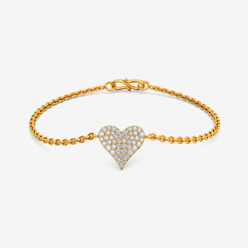 Heart Gold Women Bracelet