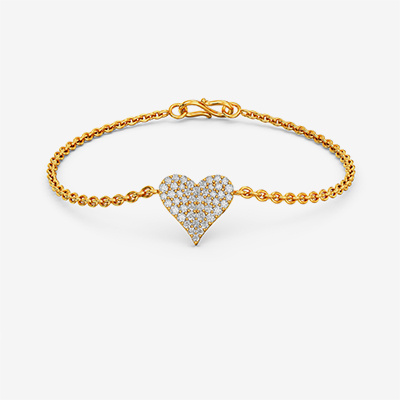Heart Gold Women Bracelet