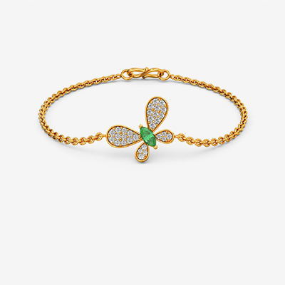 Butterfly Gold Women Bracelet
