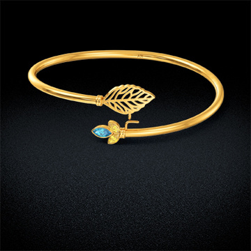 Leaflet Gold Bracelet