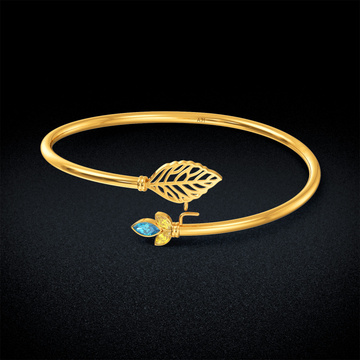 Leaflet Gold Bracelet