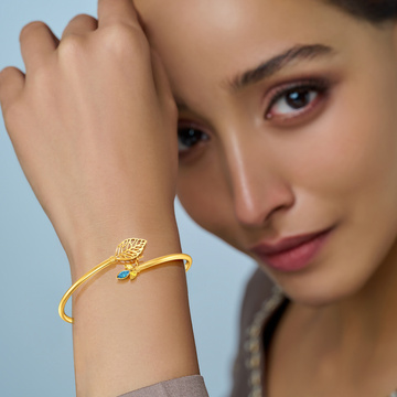 Leaflet Gold Bracelet