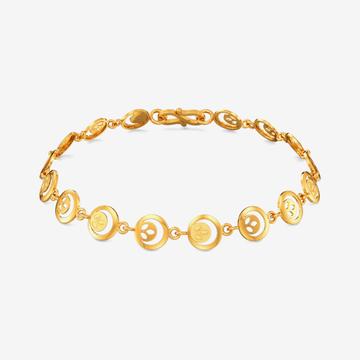 Tranquil Leaf Gold Bracelet