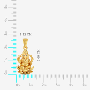 Lord Ganesh Gold Locket