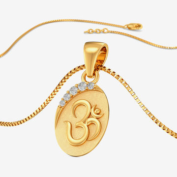 Gold Om Pendant