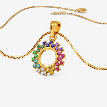 Chromatic Delight Gold Women Pendants