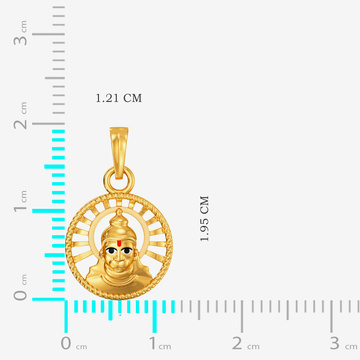 Auspicious Hanuman Pendant