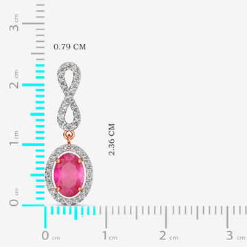 Endless Radiance Ruby Diamond Pendant