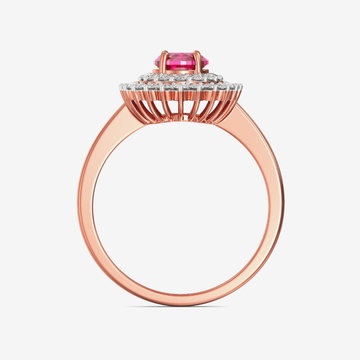 Scarlet Glow Diamond Ring