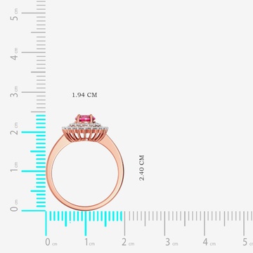 Scarlet Glow Diamond Ring