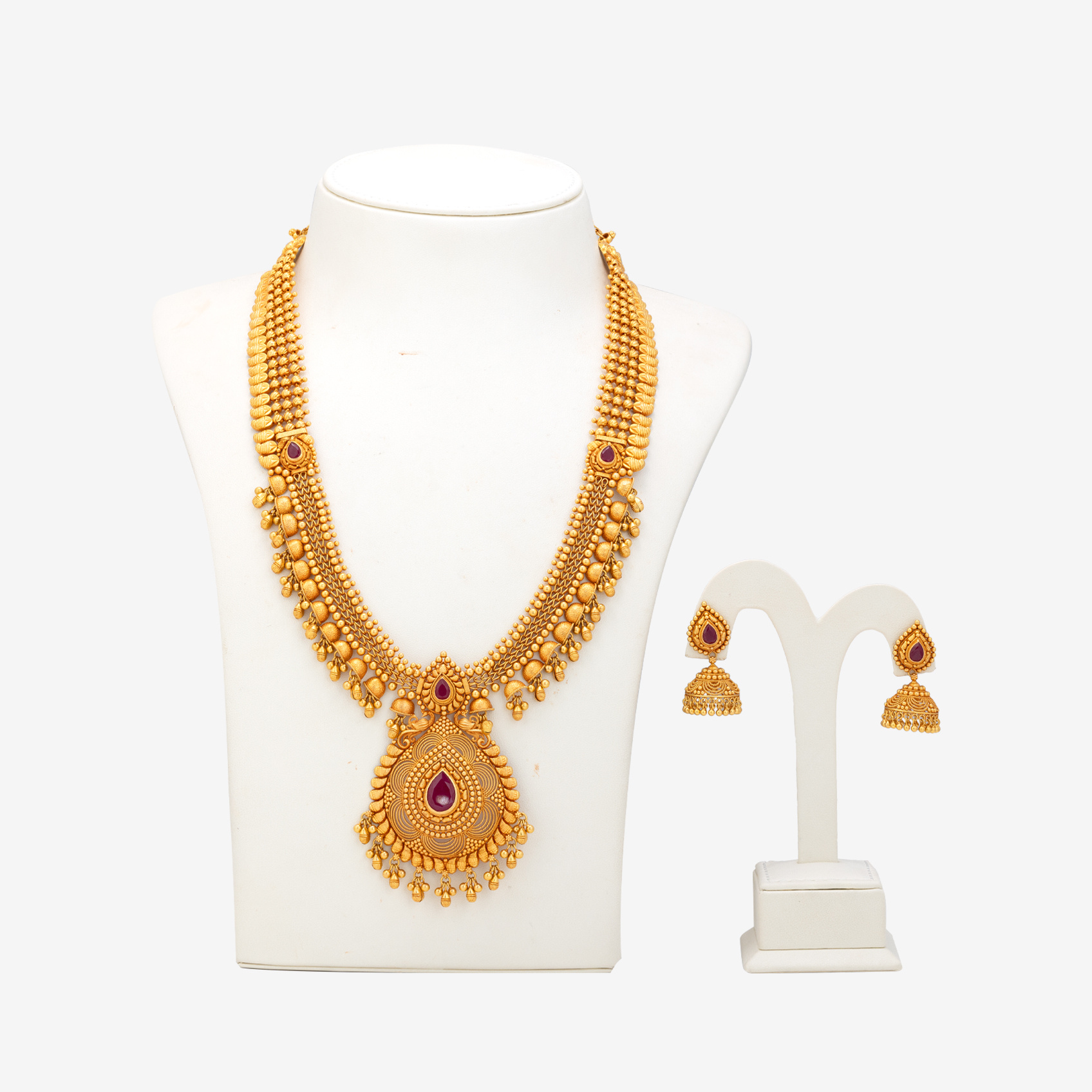 Charm of majesty Long Necklace Set