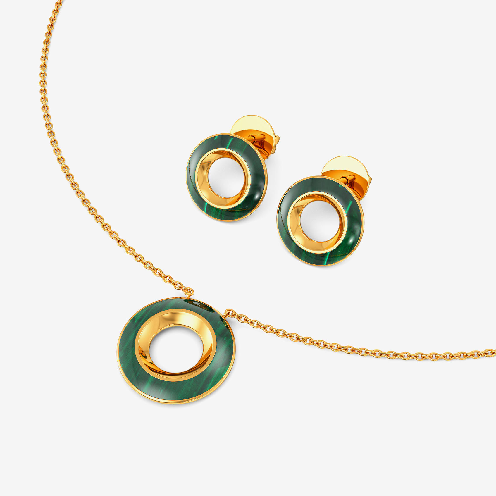 Circle of Light Necklace Set