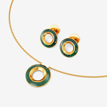 Circle of Light Necklace Set