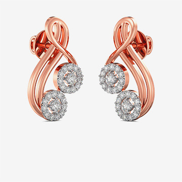Musical note serene diamond Earring