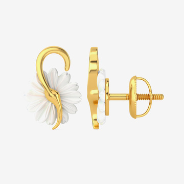 Floral Gold Pendant Set