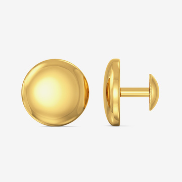 Gold Plug Earrings