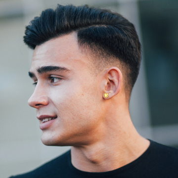 Gold Plug Earrings