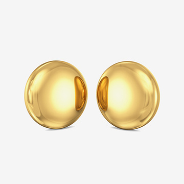 Gold Plug Earrings