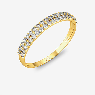 Shiny Cosmos Gold Ring