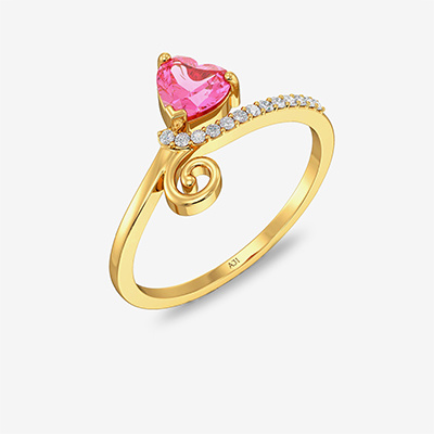 Rousing Love Gold Ring